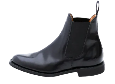 SANDERS Women's Chelsea Boot 266 Polished Leather "Black" 1829B
