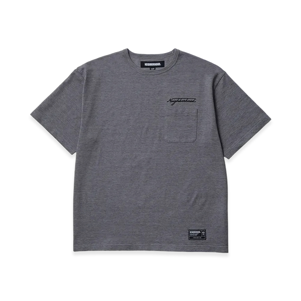 NEIGHBORHOOD Heather Fabric Crewneck SS "Gray"