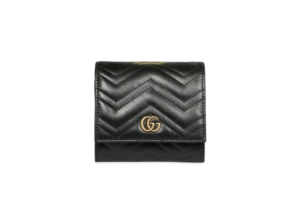 グッチ GGマーモント カードケース ウォレット "ブラック" 598629 DTD1T 1000