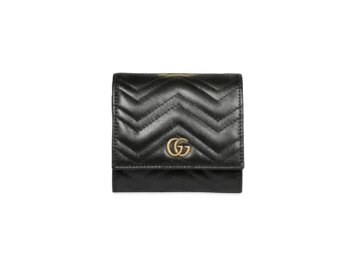 GUCCI GG Marmont Card Case "Black"