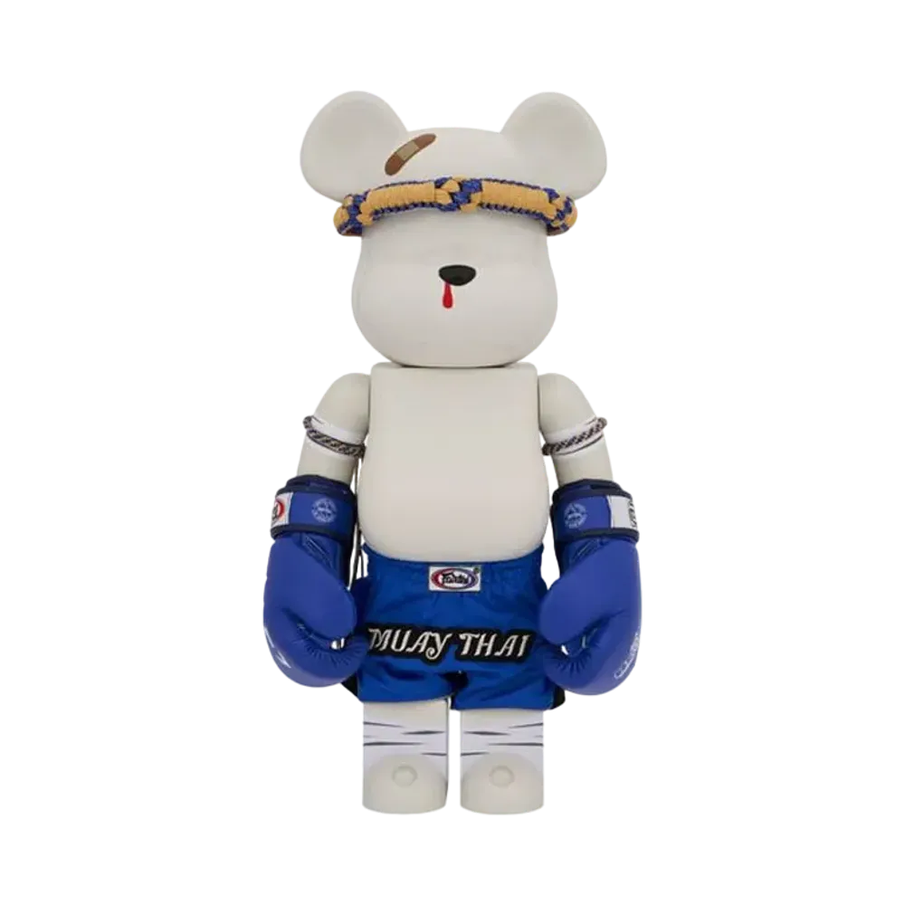 Bearbrick Muay Thai Blue1000%