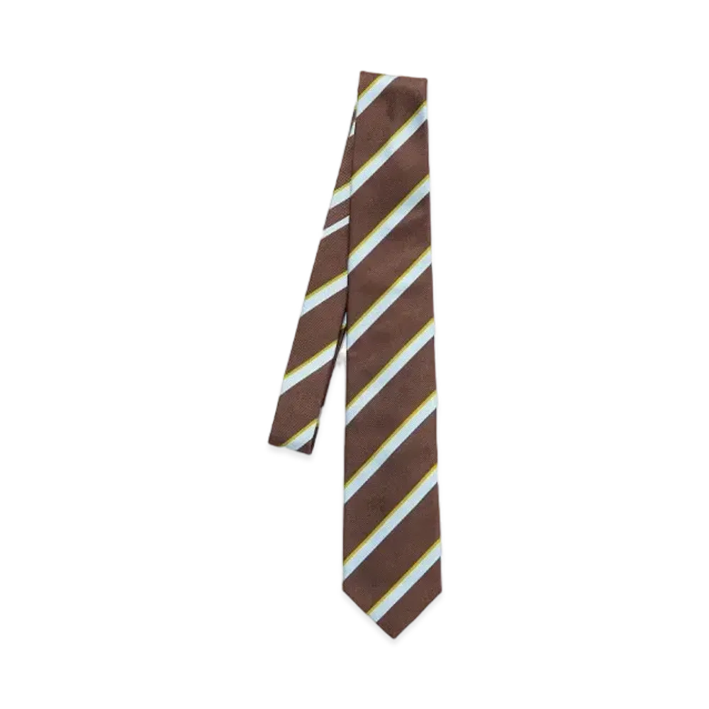 TTT MSW Necktie "Brown Green"