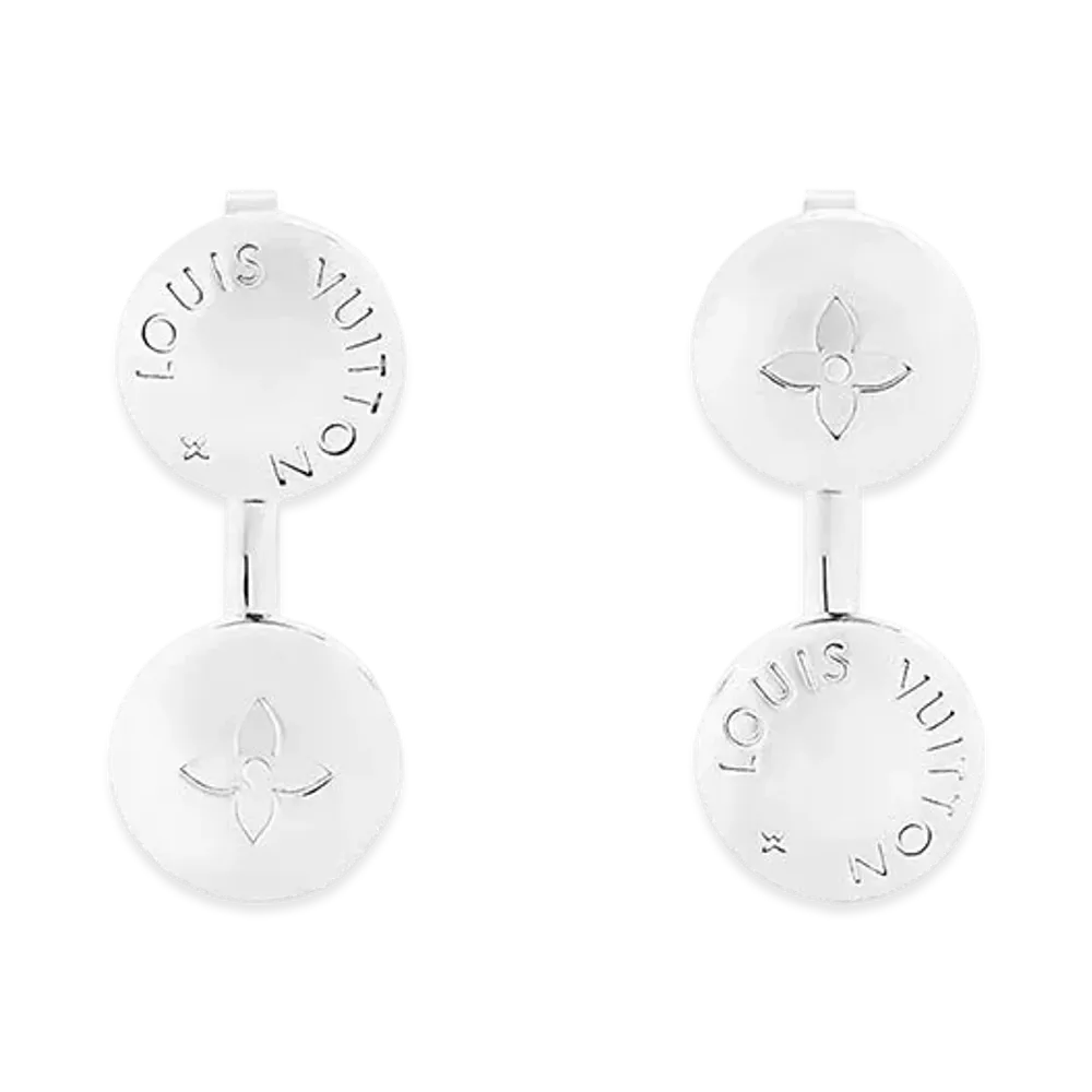 Louis Vuitton LV Studs Earrings "Palladium"