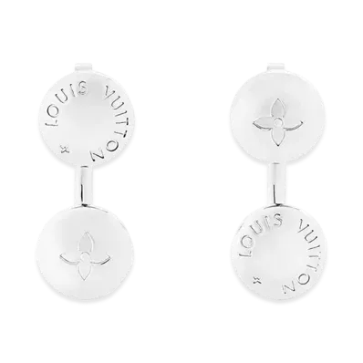 Louis Vuitton LV Studs Earrings "Palladium"