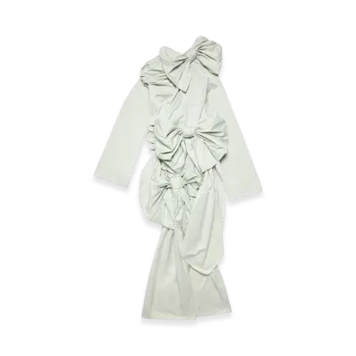 Acne Studios Bow knot dress "Light green"