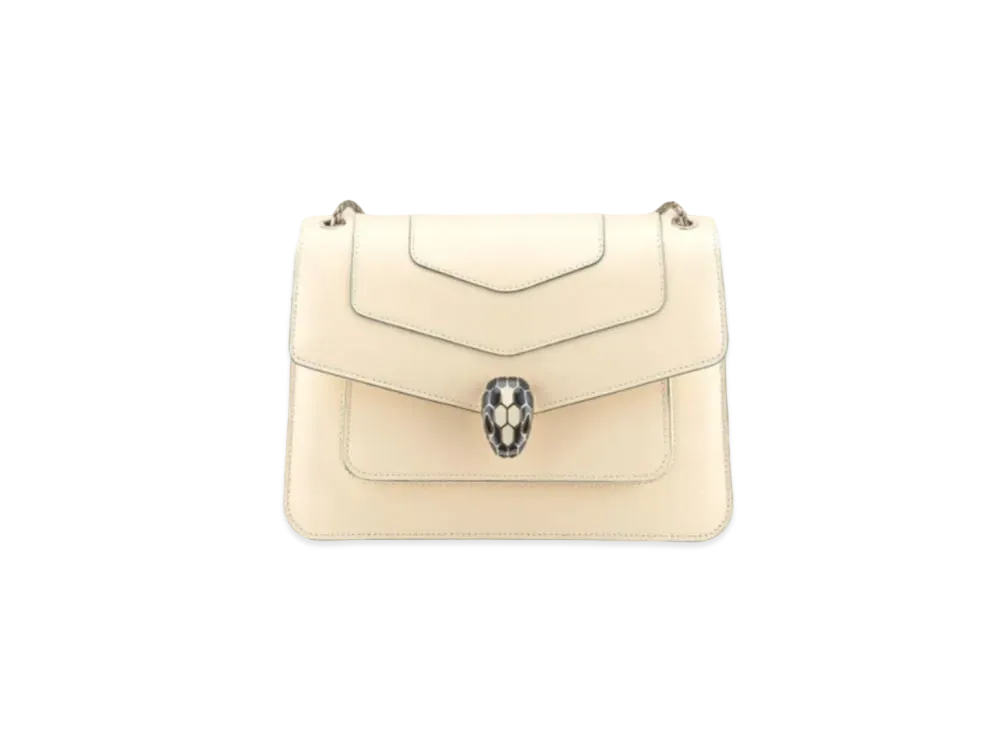 BVLGARI Serpenti Forever Shoulder Bag "Beige"