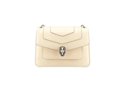 BVLGARI Serpenti Forever Shoulder Bag "Beige"