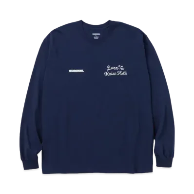 NEIGHBORHOOD NH . Tee LS-9 "Navy"