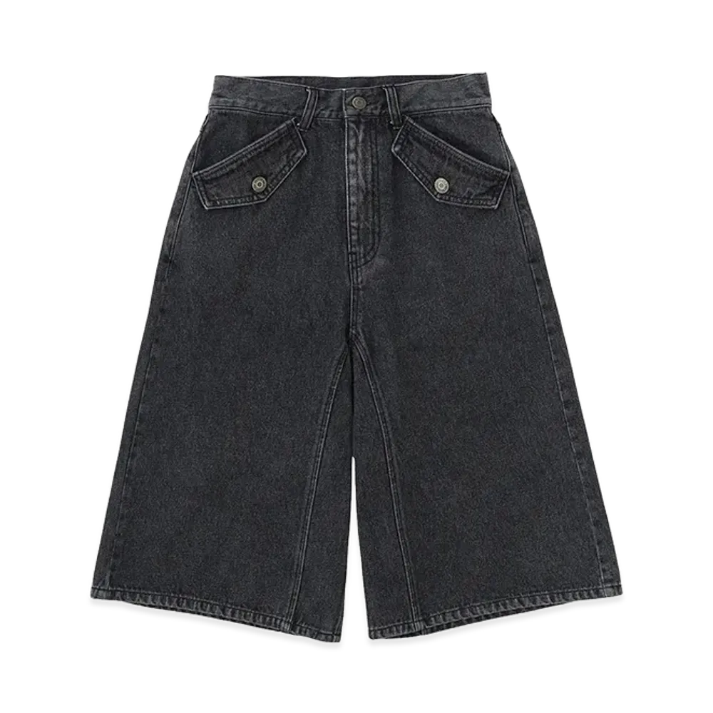 X-Girl Women's Flap Pocket Shorts "Black"