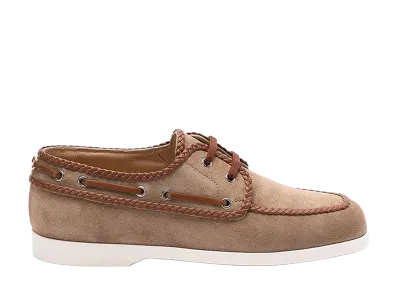 Valentino Garavani Palm Avenue Boat Shoes "Brown"