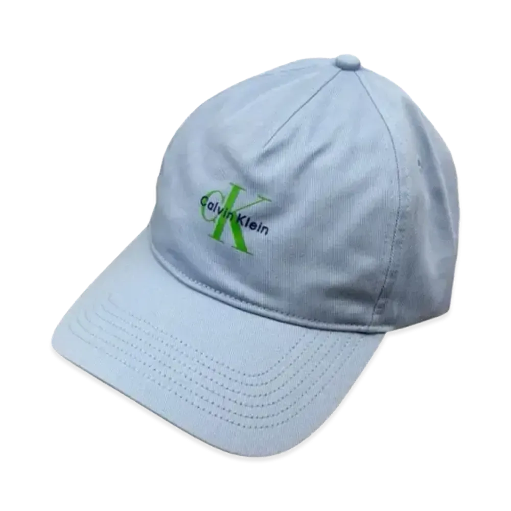 Calvin Klein Monologo Printed Baseball Cap "Blue"