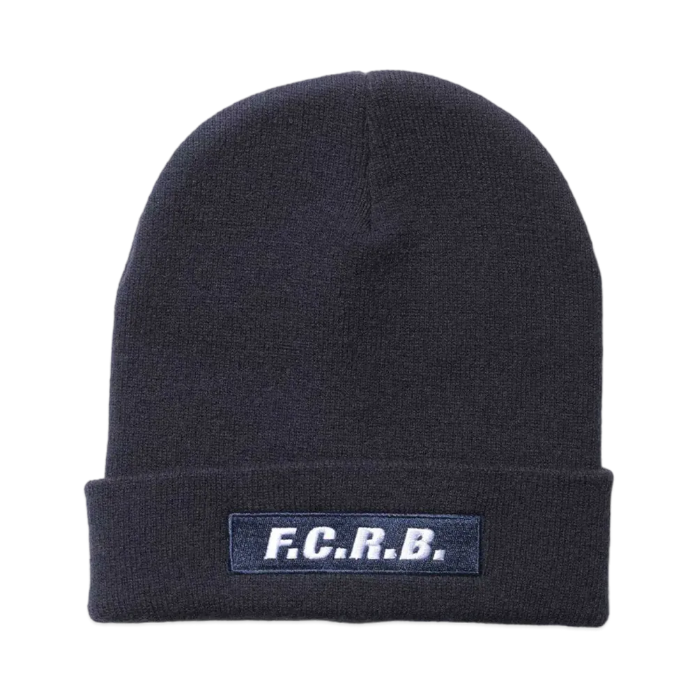 F.C.Real Bristol Embroidery Logo Beanie "Navy"