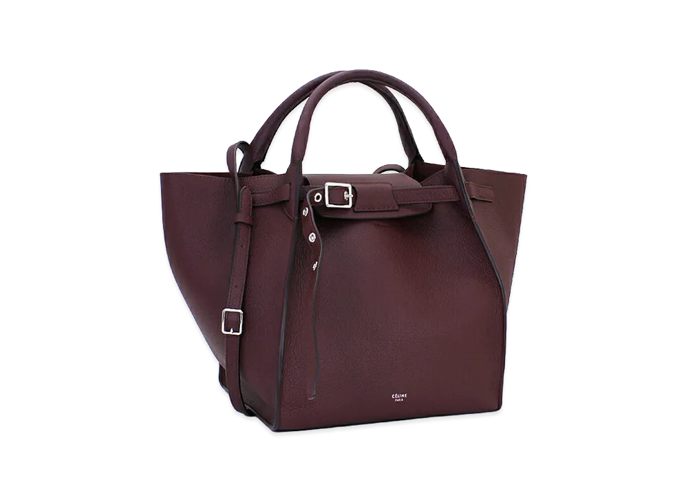 CELINE Women's Handbag (with shoulder strap) Big Bag Small Long Strap "Wine"