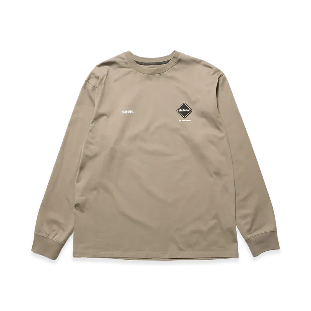 F.C.Real Bristol Authentic L/S Tee "Greige"