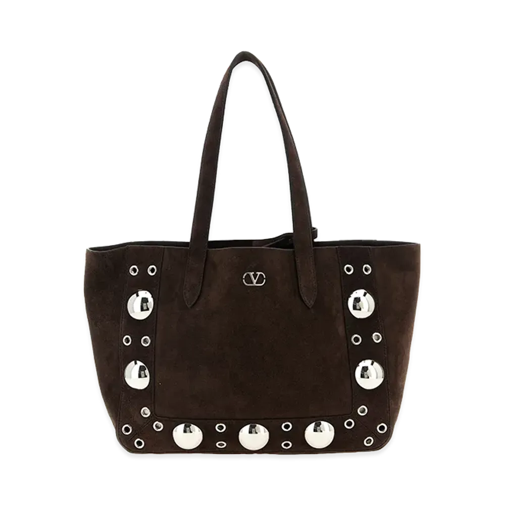 Valentino Garavani Women's 'nellcote' Medium Shopping Bag "Brown"