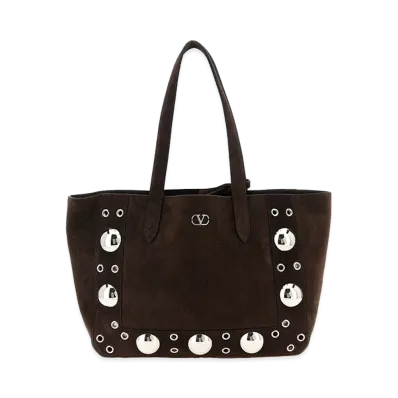 Valentino Garavani Women's 'nellcote' Medium Shopping Bag "Brown"