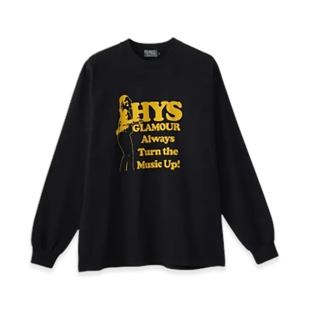 HYSTERIC GLAMOUR Super Kinky Sounds T-Shirt "Black"
