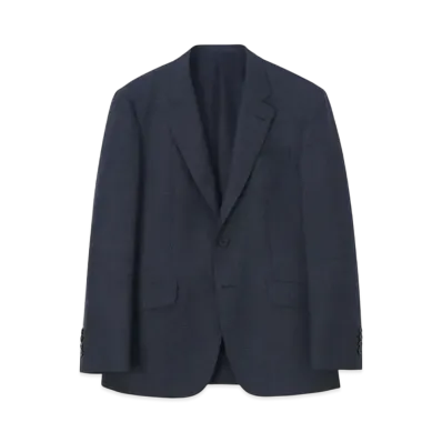 Paul Smith Semi-Plain Wool 2B Suit "Navy"