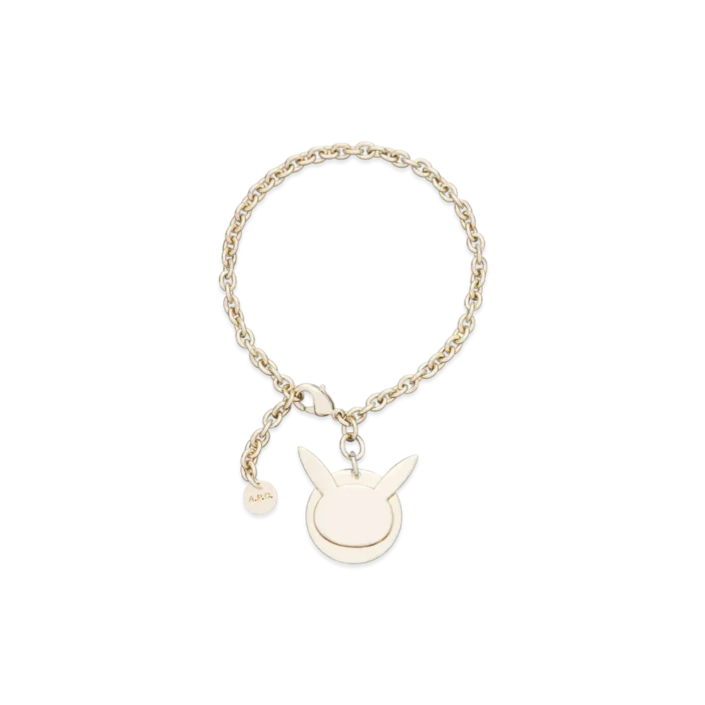 A.P.C. x Pokemon Pikachu Bracelet "Gold"