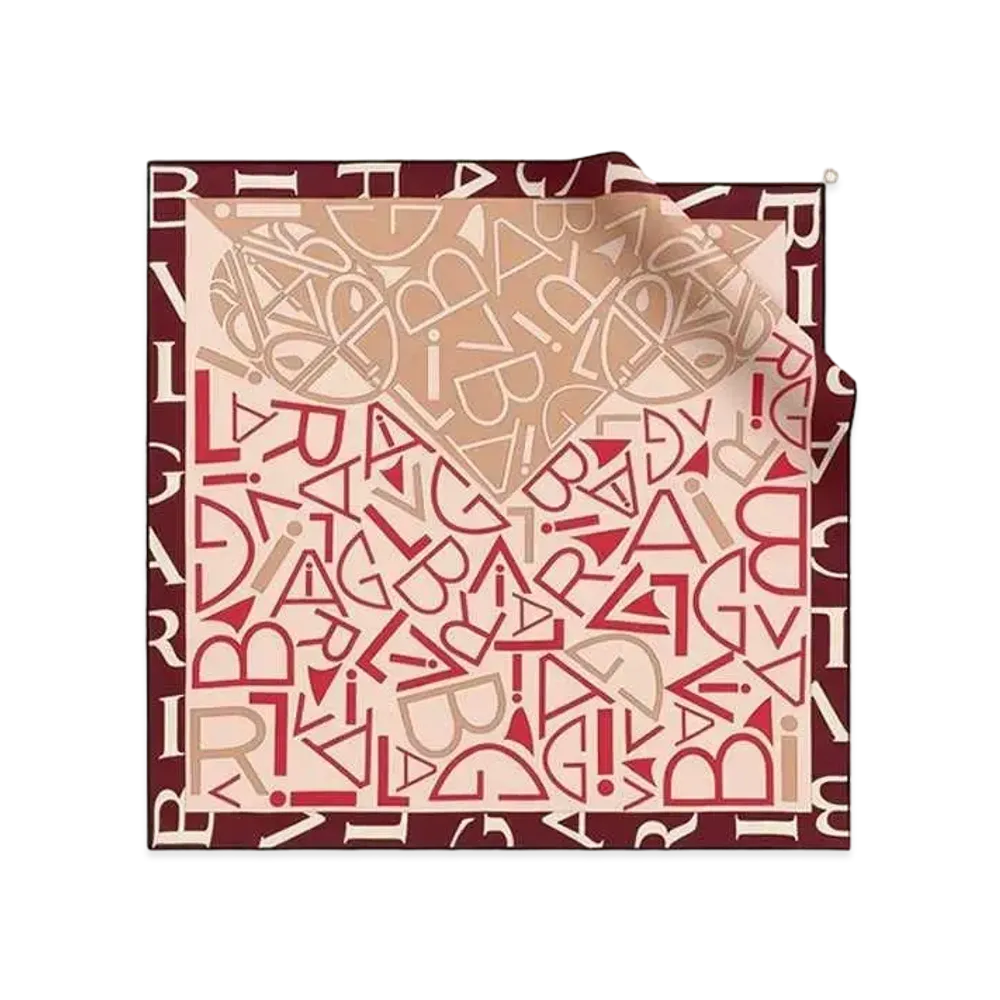 BVLGARI Logomania Scarf "Pink"