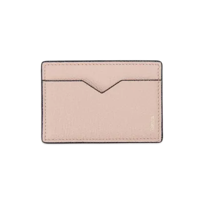 Valextra Card Case Pass Case "Bonne Mine Pink"