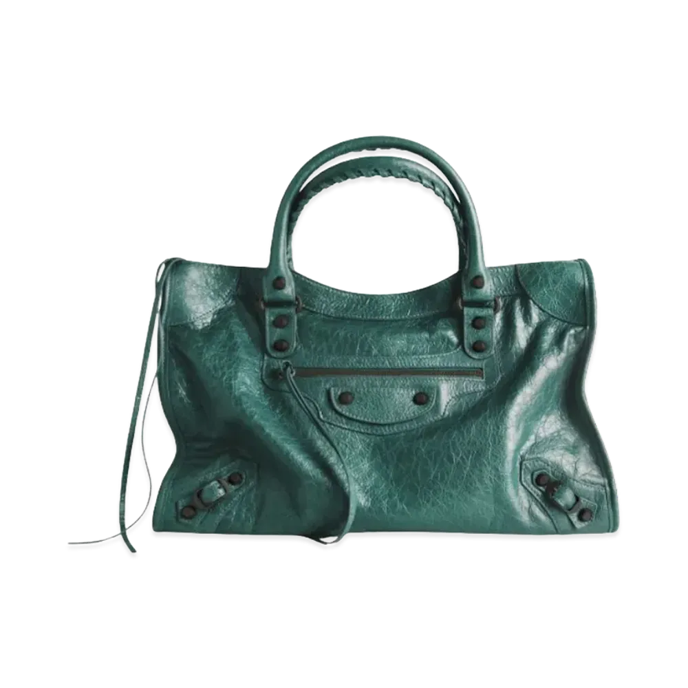 BALENCIAGA Le City Bag Medium "Dark Emerald"