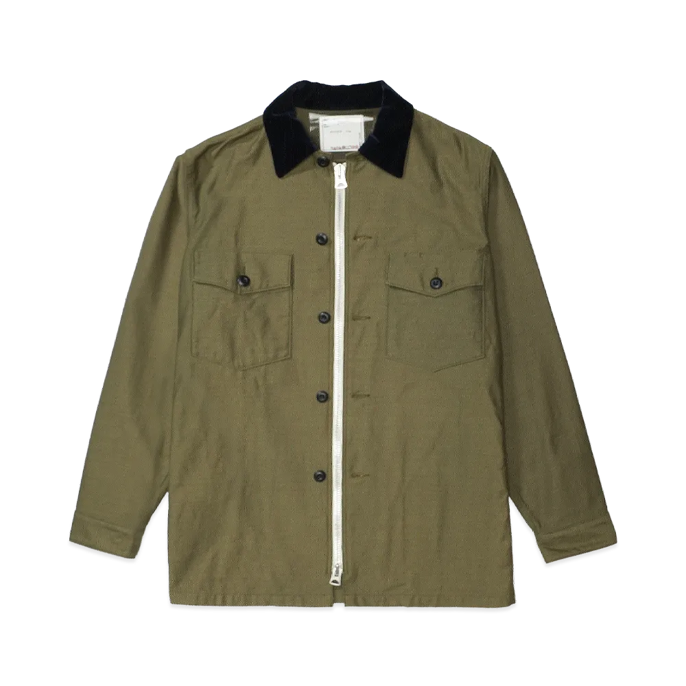 sacai x WTAPS Mill LS 02 Shirt "Khaki"