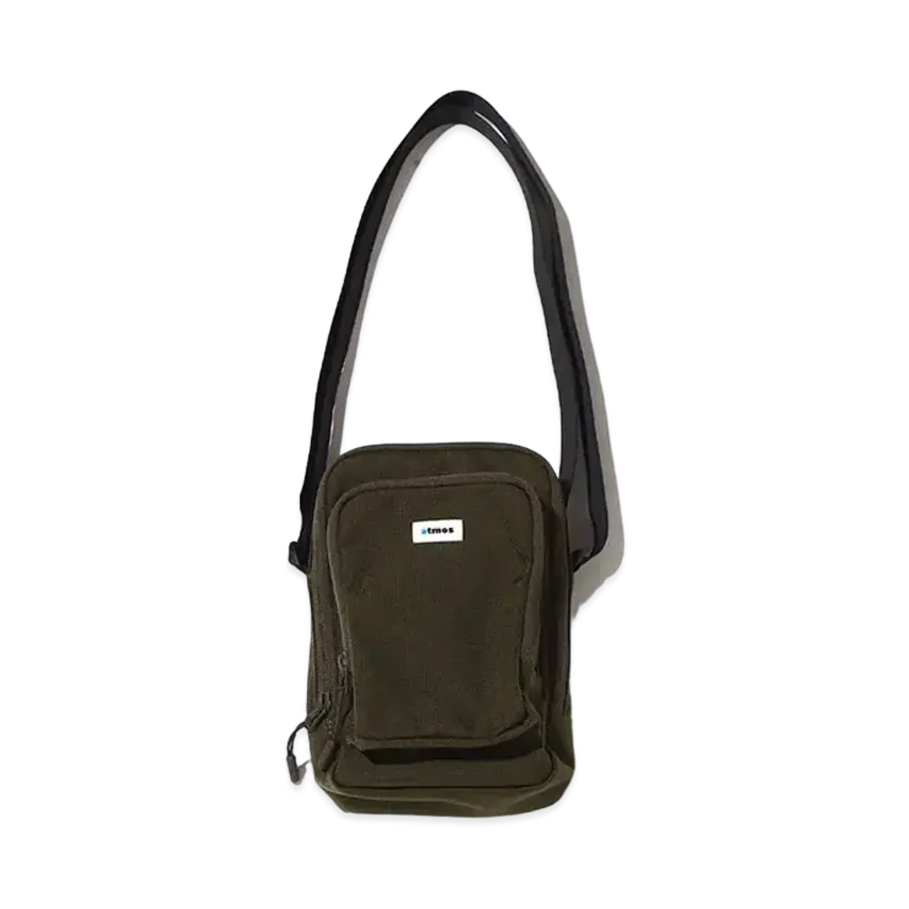 atmos Logo On Tape Cordura Pouch "Green"