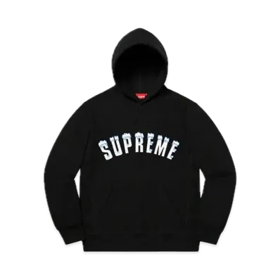 Supreme Icy Arc Hooded Sweatshirt "Black"