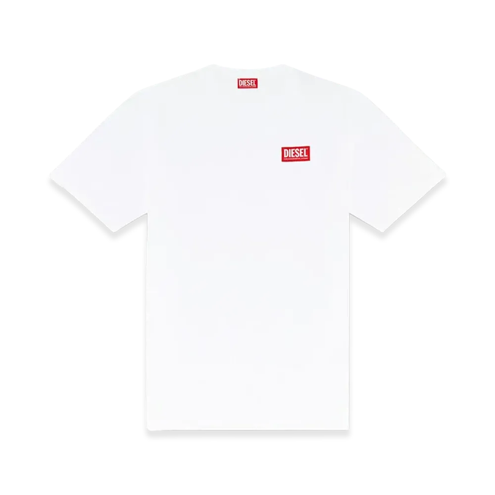 Diesel T-Shirt T-Boxt-Lab Loose Fit "White"
