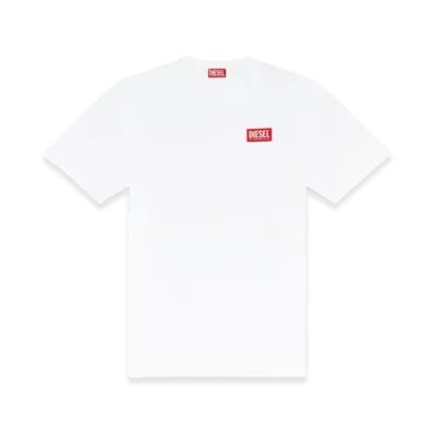 Diesel T-Shirt T-Boxt-Lab Loose Fit "White"