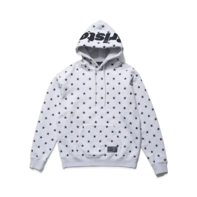 F.C.Real Bristol All Over Star Sweat Hoodie "Gray"