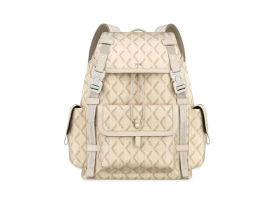 Dior Dior Hit The Road Backpack CD Diamond Canvas "Natural"