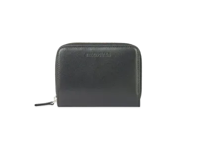 BALENCIAGA Essential Bifold Compact Wallet "Black"