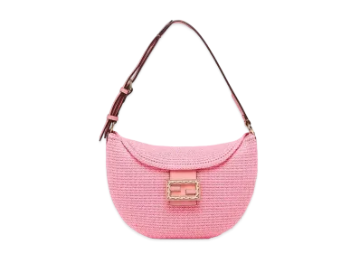 FENDI Small Croissant Cotton Bag "Pink"