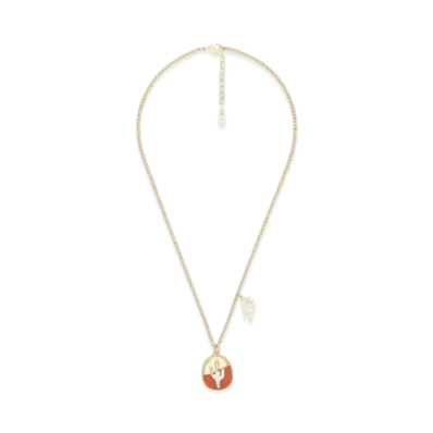 Dior x Cactus Jack Pendant Necklace "Gold"
