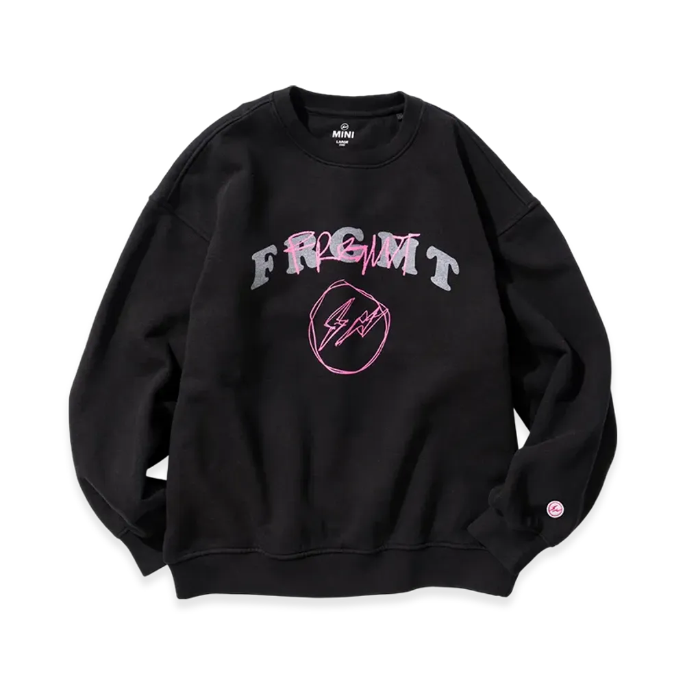 FRGMTMINI Logo Crewneck "Black"