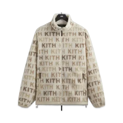 Kith Pinehurst Sherpa Full Zip "Sandrift"