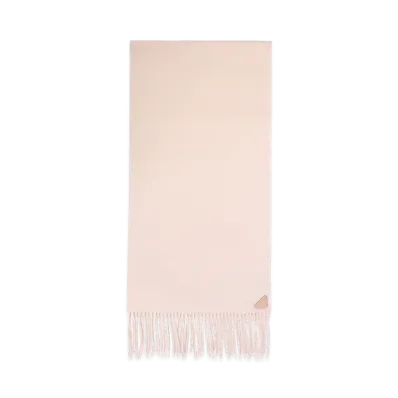 PRADA Women's Silk And Cashmere Scarf "Pink"