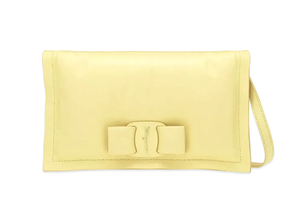 Salvatore Ferragamo Viva Bow Minibag "Yellow"