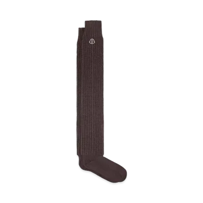 MONCLER x Rick Owens Sock "Brown"