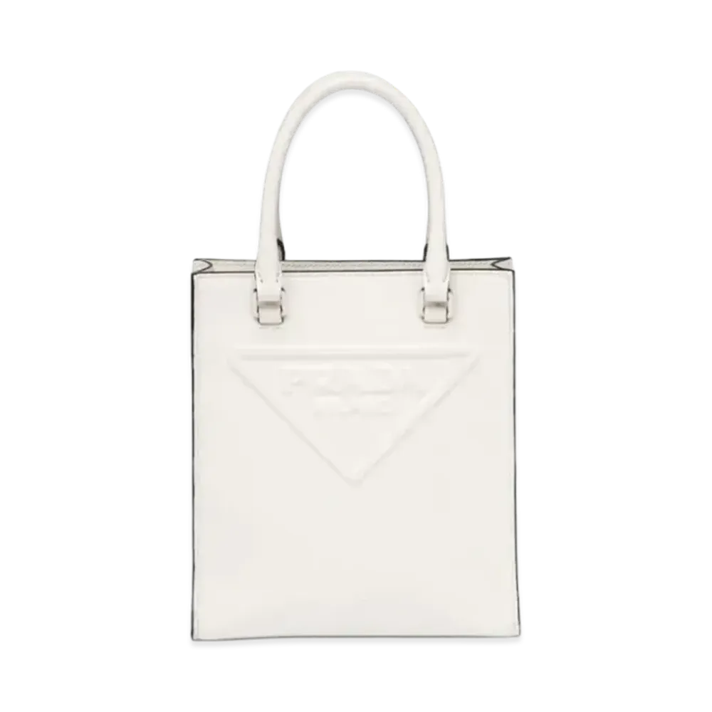 PRADA Leather Handbag "White"