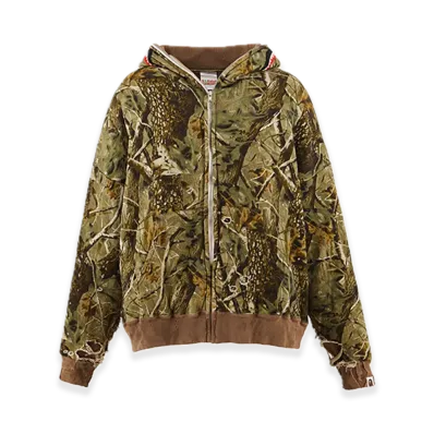 SAINT Mxxxxxx x A BATHING APE BAPE Zip Hoodie Shark "Camo"