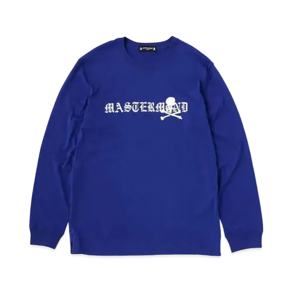 mastermind JAPAN Big Logo LS Tee "Navy"