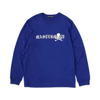 mastermind JAPAN Big Logo LS Tee "Navy"