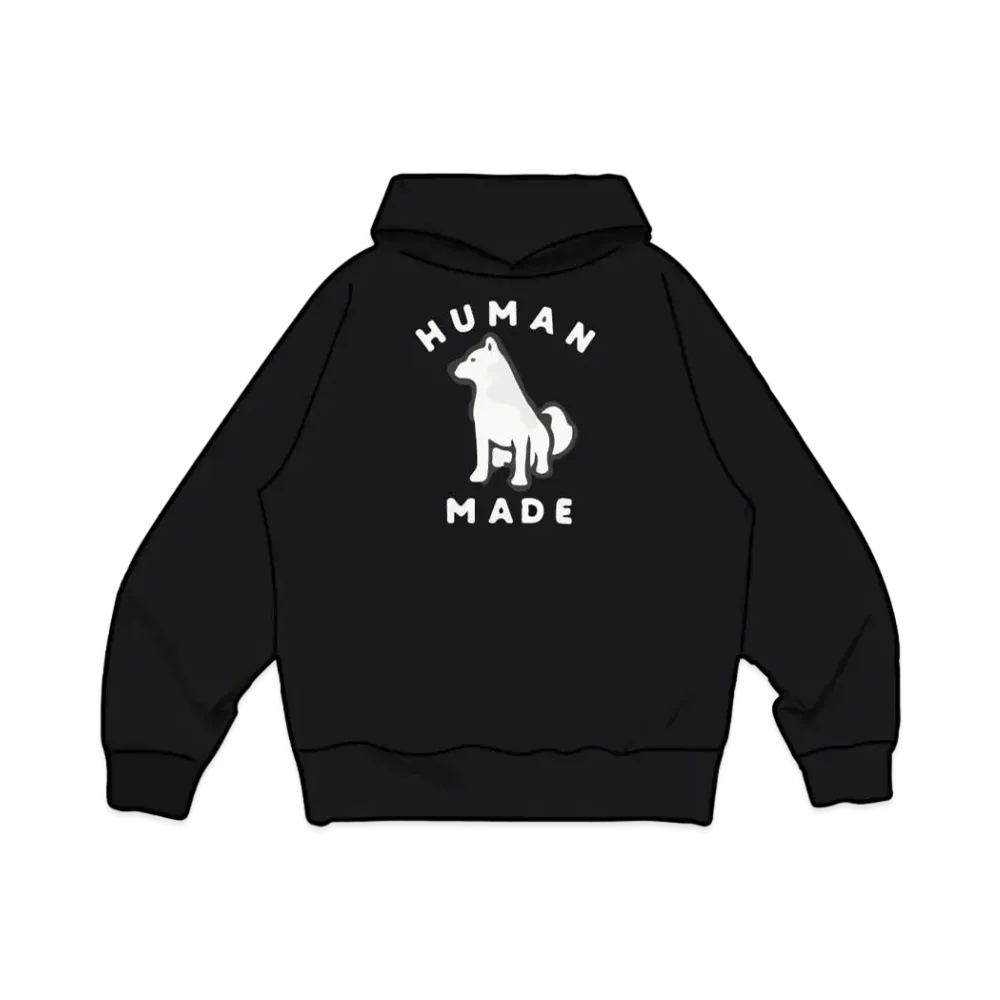 HUMAN MADE Seoul Limited Heavt Weight Hoodie "Black"