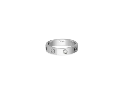 Cartier Love Wedding Band, 1 Diamond