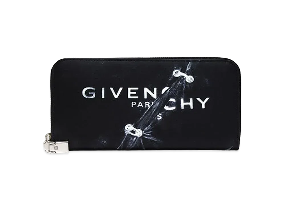GIVENCHY Trompe LCEil Long Zipped Wallet in Leather "Black"