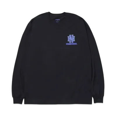 NEIGHBORHOOD NH . Tee LS-8 "Black/Blue"