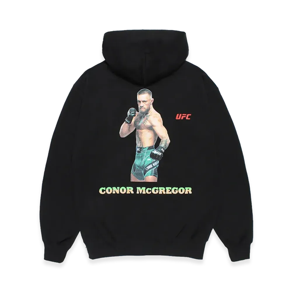 WACKO MARIA x UFC Heavy Weight Zip Hooded Sweat Shirt "Black"